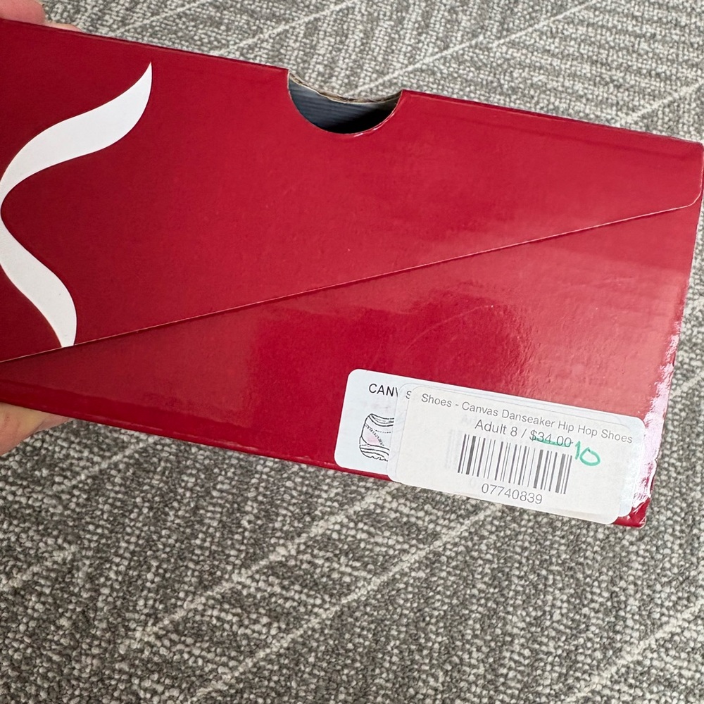 New Capezio Canvas Danseaker Hip Hop Shoe Size 8 - Picture 4 of 4